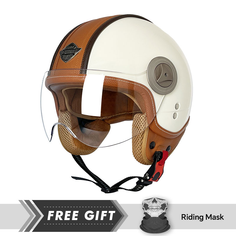 Motorcycle Gear In Store - Open Face Motorcycle Helmet Comfortable 3/4