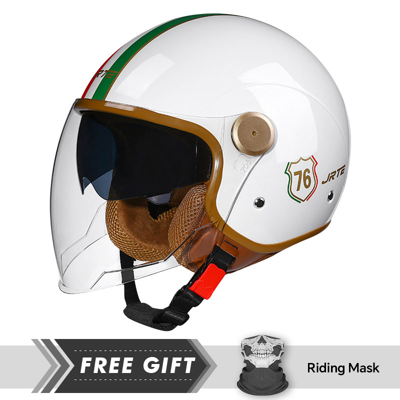 DOT ECE Approved Retro 3/4 Ope - Motorcycle Gear In Store 评论和价格