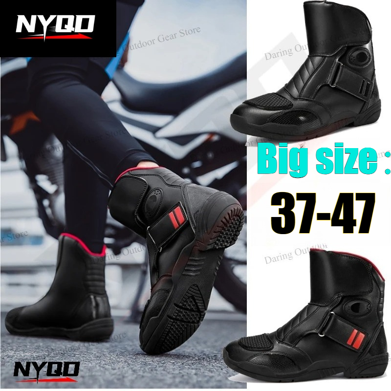 Motorcycle Boots Riding Shoes  - Motorcycle Gear For Plus Size Women 评论和价格