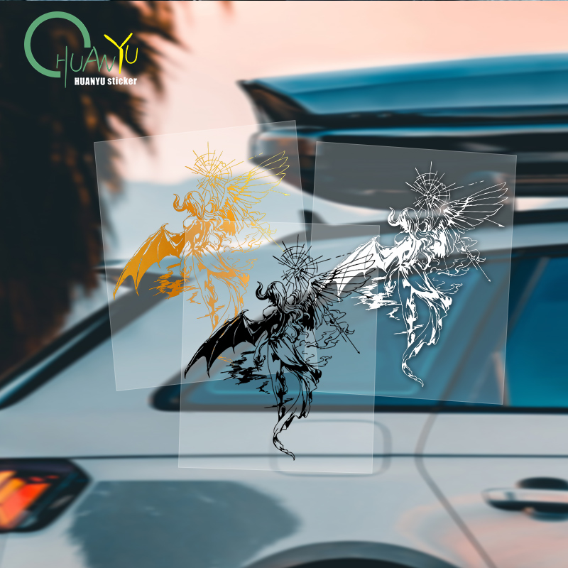 Demon Bat Wing Car Sticker, Da - Motorcycle Gear Up 评论和价格