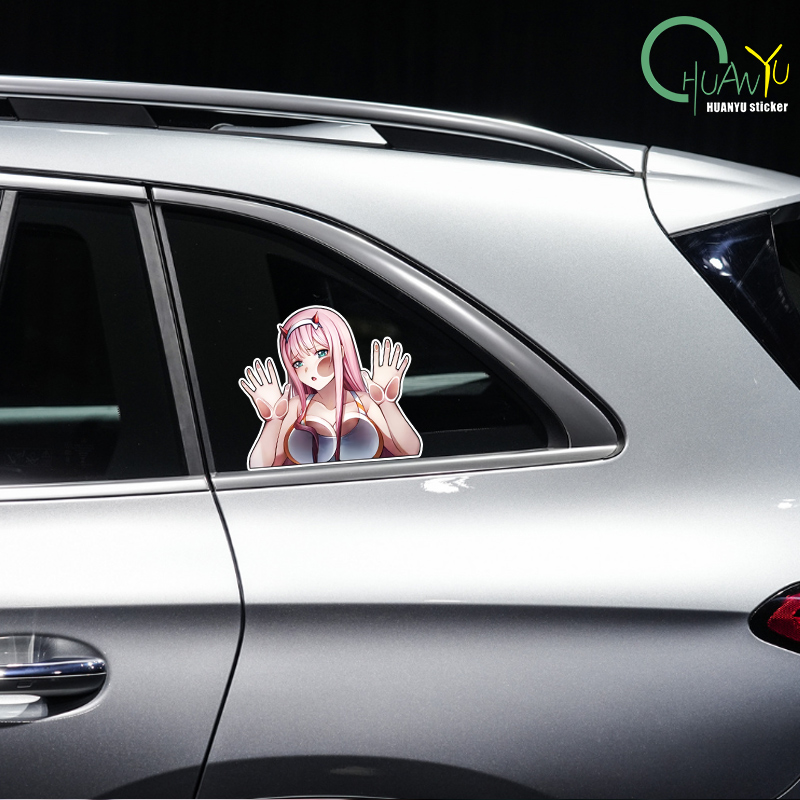 Zero Two Windows Car Stickers  - Motorcycle Gear Up 评论和价格