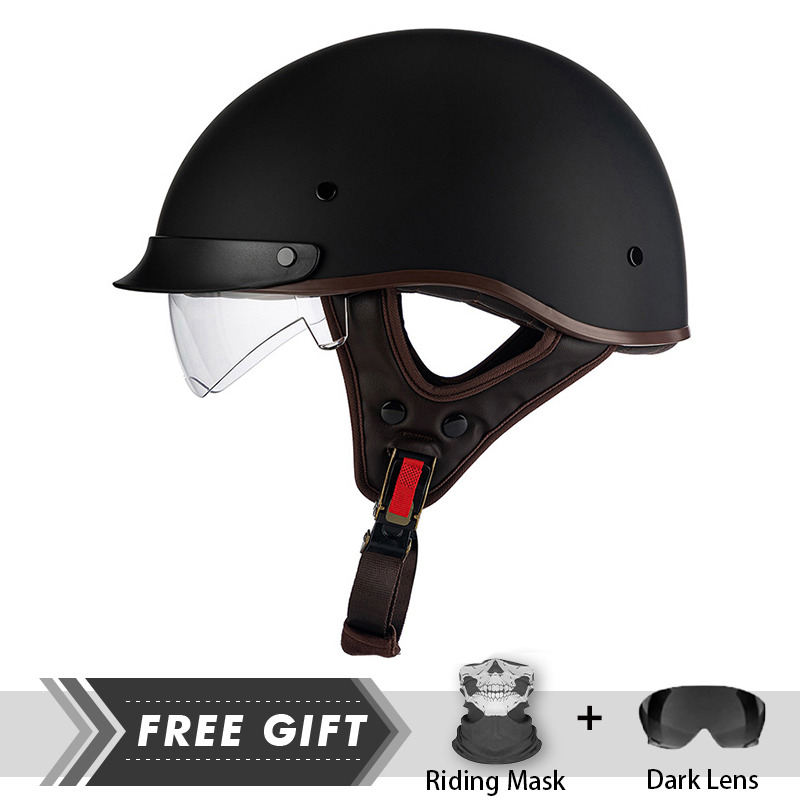Crash Headpiece Half Face Helm - Motorcycle Gear In Store 评论和价格