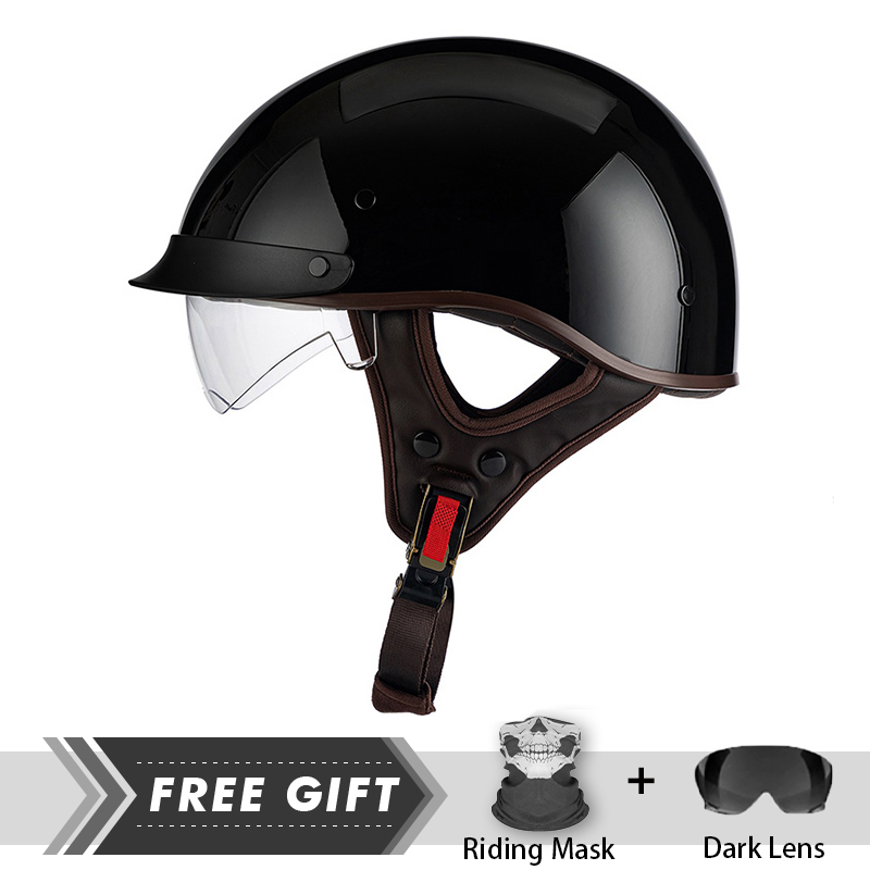 Crash Headpiece Half Face Helm - Motorcycle Gear In Store 评论和价格