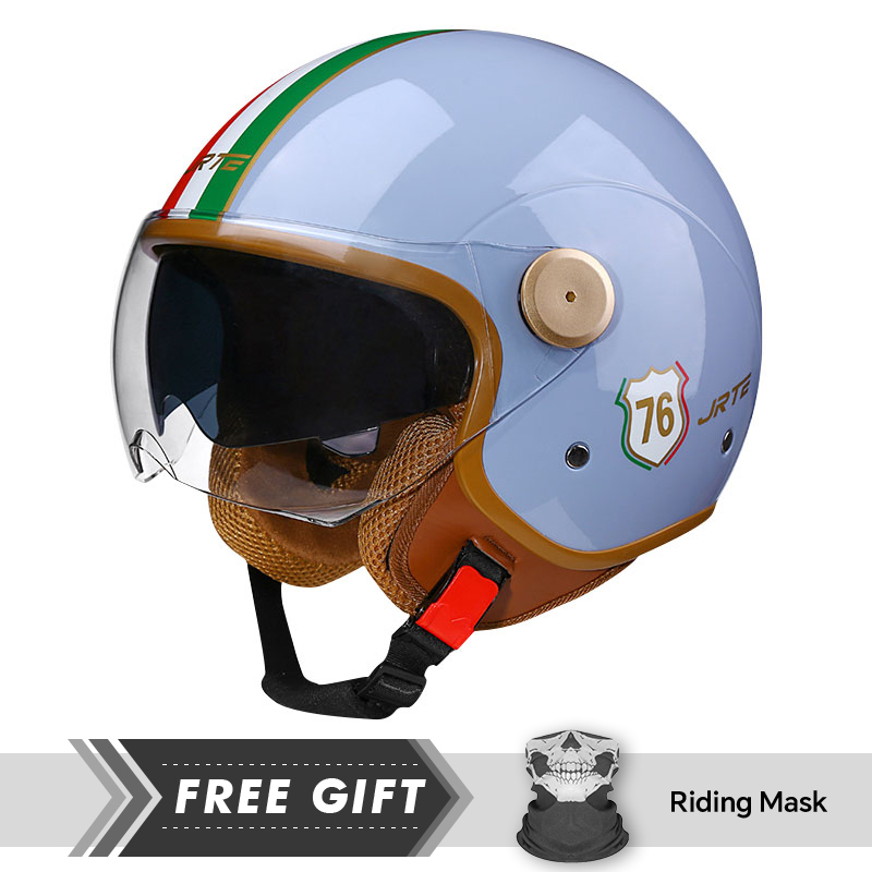 DOT 3/4 Open Face Motorcycle H - Motorcycle Gear In Store 评论和价格