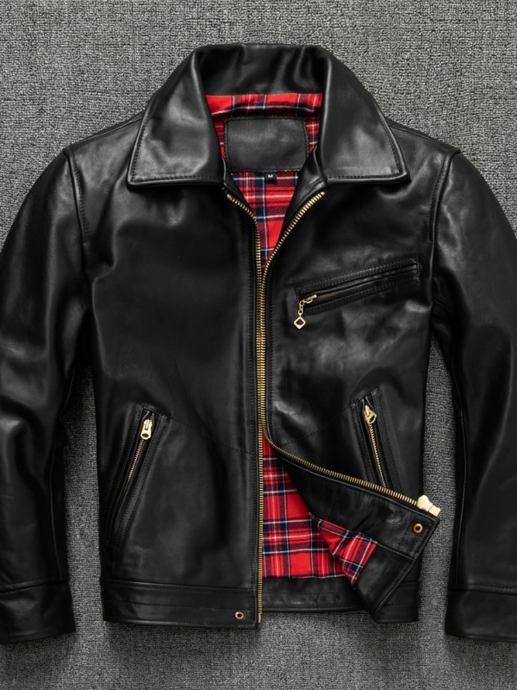 Mens Slim Fit 100% Horsehide G - Riding Jacket Leather 评论和价格