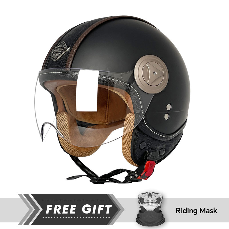3/4 Open Face Helmet Vintage O - Motorcycle Gear In Store 评论和价格