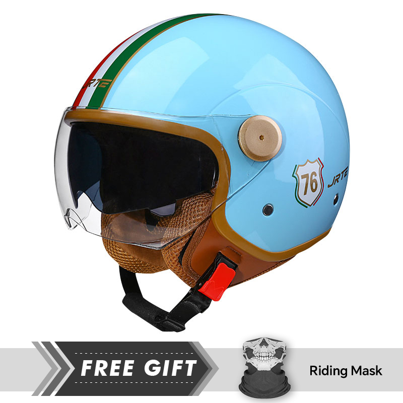 Double Lens Open Face Motorcyc - Motorcycle Gear In Store 评论和价格
