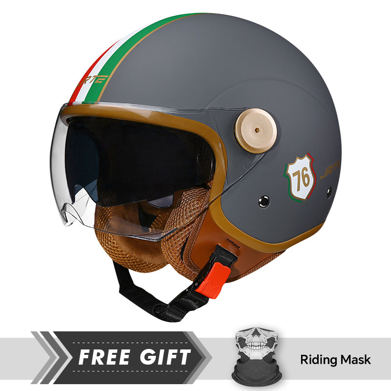 Double Lens Open Face Motorcyc - Motorcycle Gear In Store 评论和价格