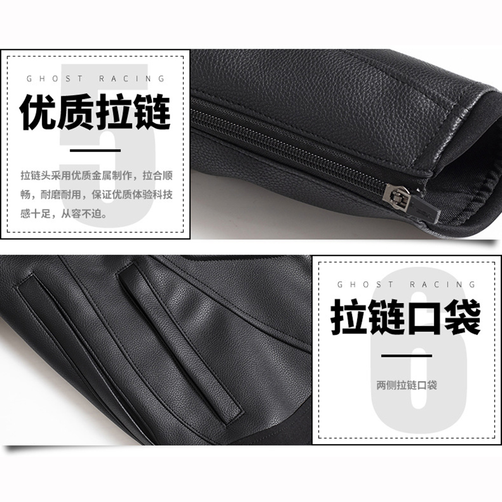 Leather Motorcycle Jacket Cold - Riding Jacket Leather 评论和价格