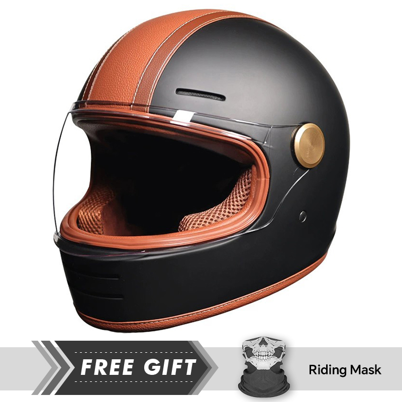 Men Women Leather Full Face Mo - Motorcycle Gear In Store 评论和价格