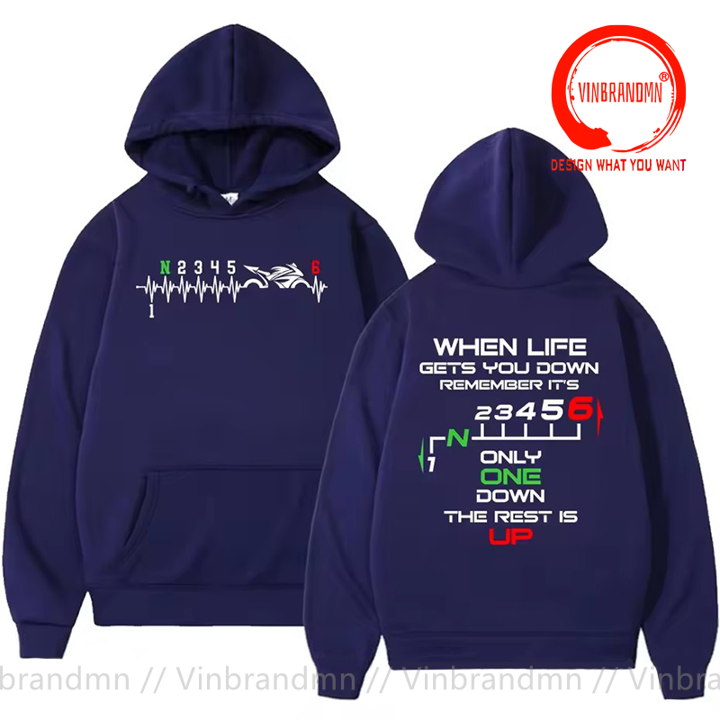 1N23456 Motorcycle Gear Shift  - Motorcycle Gear Hoodie 评论和价格