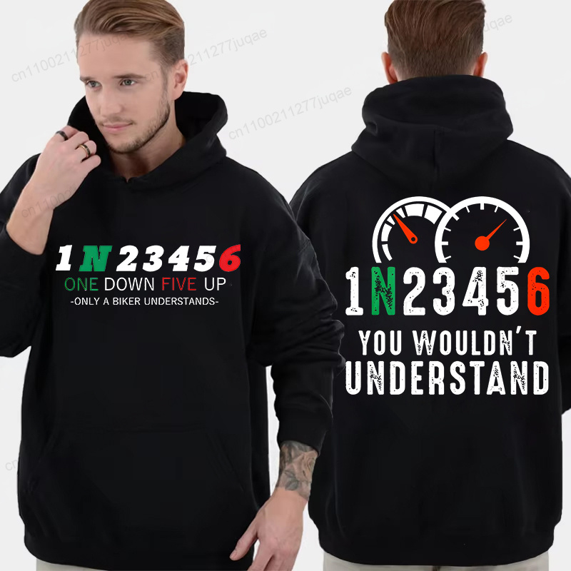 New Men's Trendy Hooded Sweats - Motorcycle Gear Hoodie 评论和价格