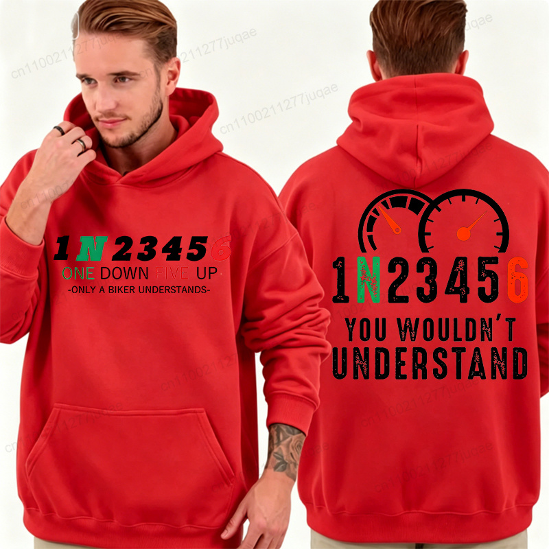 New Men's Trendy Hooded Sweats - Motorcycle Gear Hoodie 评论和价格