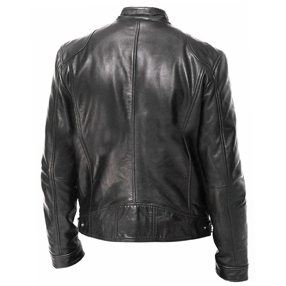 PU Leather Motorcycle Jacket M - Riding Jacket Leather 评论和价格